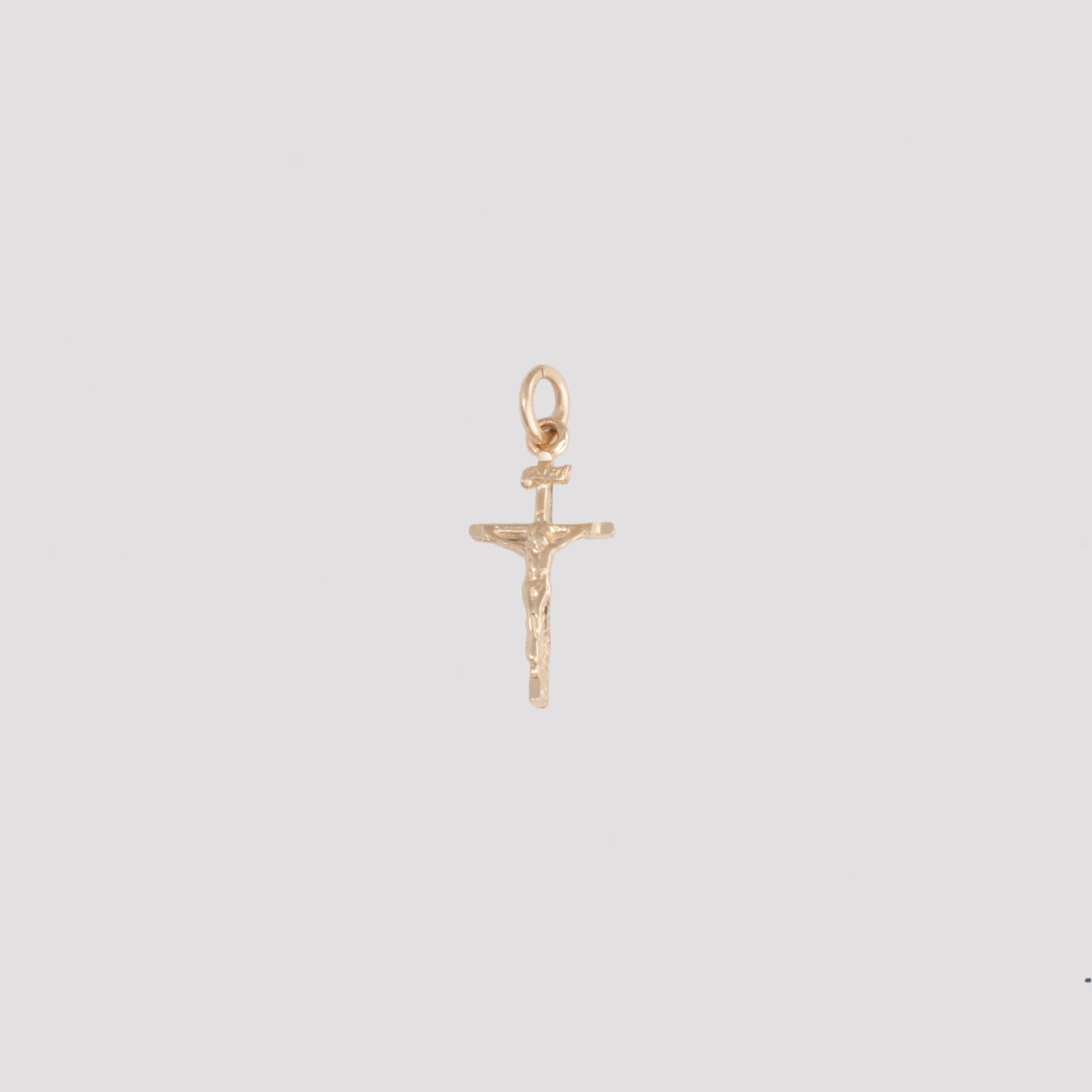 gold cross pendant