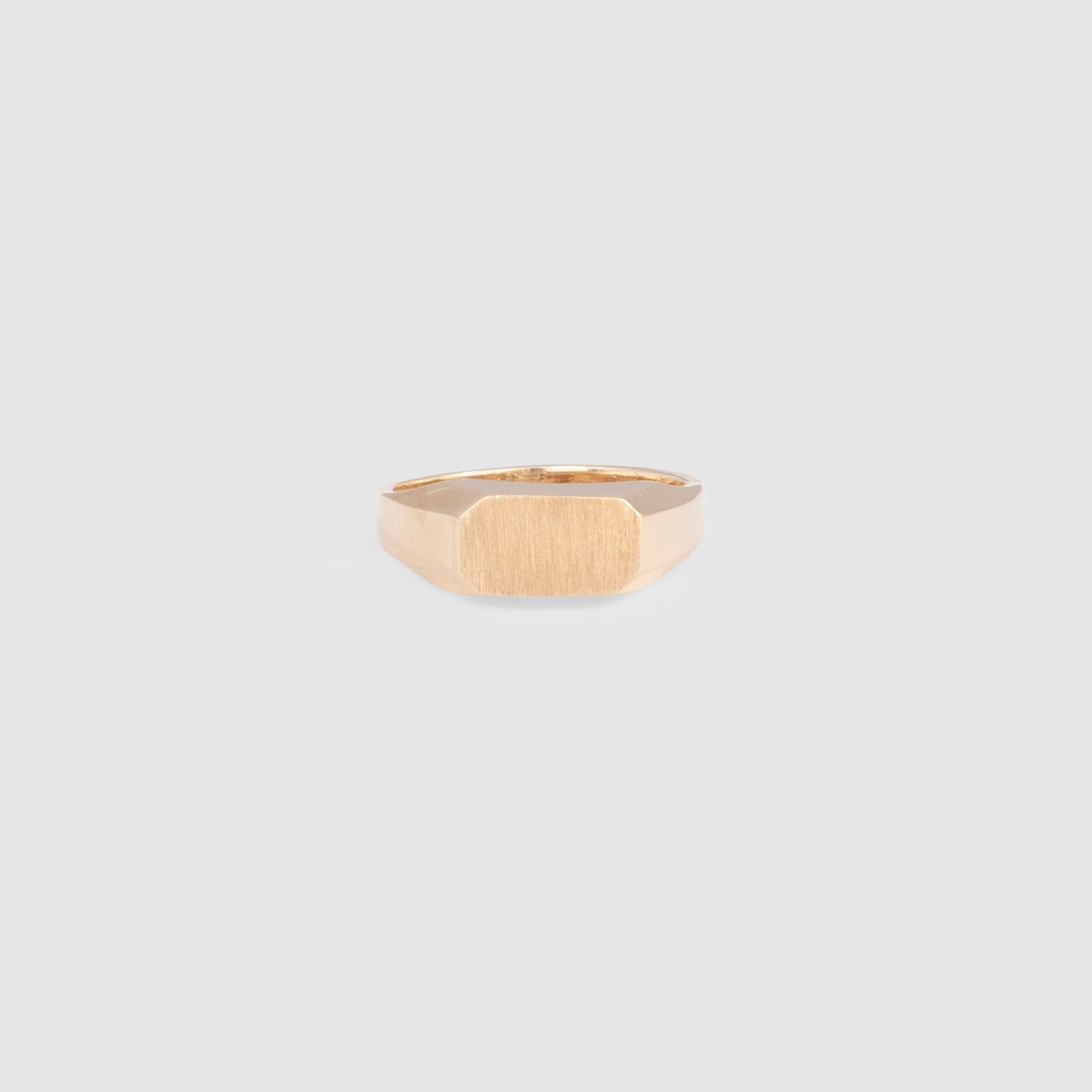 OCTAGON SIGNET PINKY RING