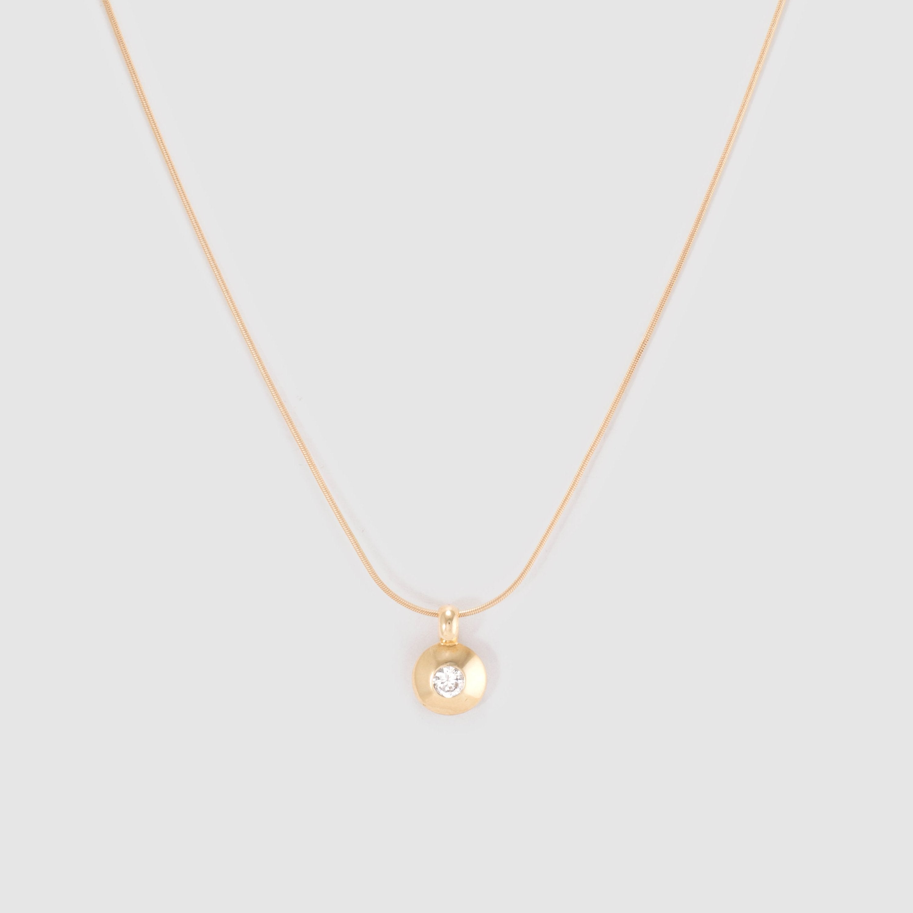 CHUNKY BEZEL PENDANT