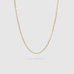10K Yellow Gold Hollow Curb Chain Necklace