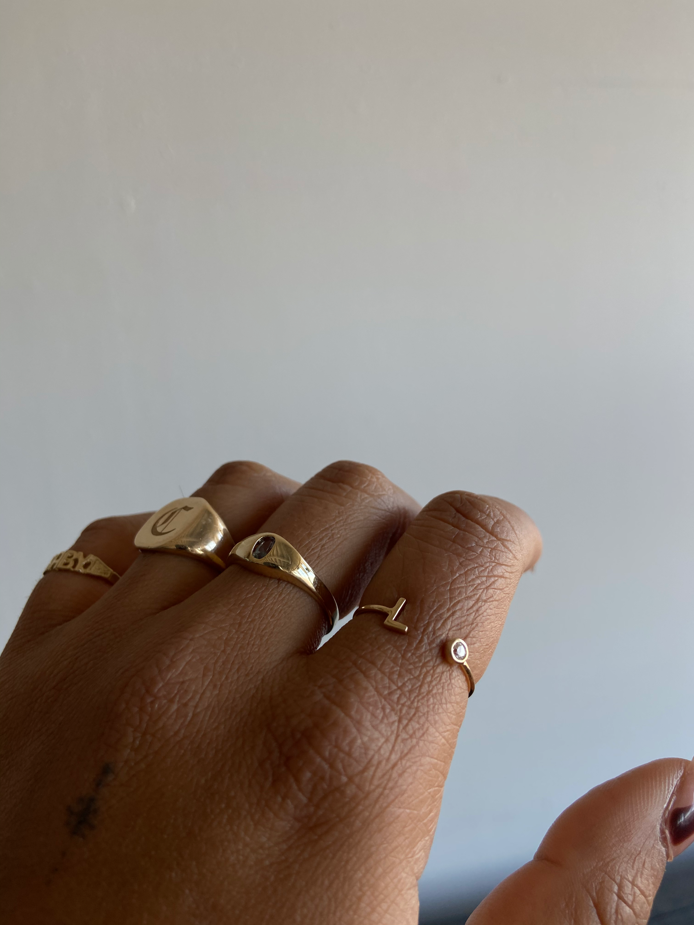 Footprint 2025 birthstone ring