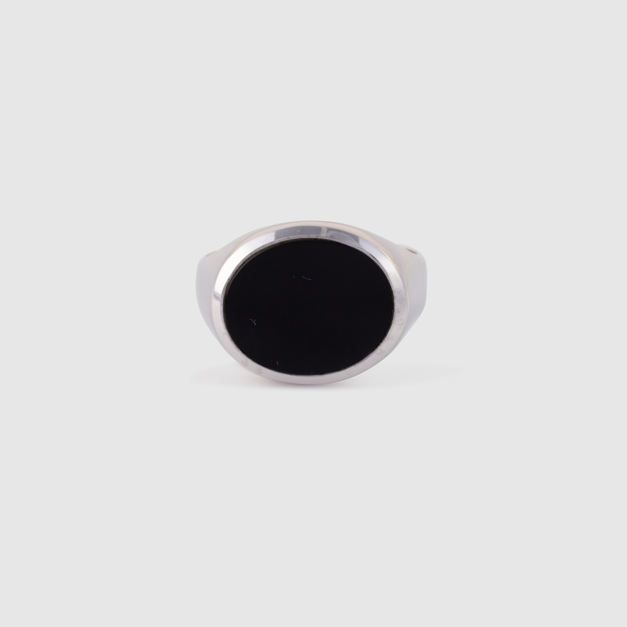 Onyx Sterling Silver Signet Ring