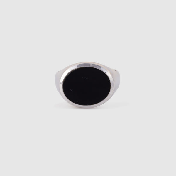 12/12 Onyx Sterling Silver Signet Ring – Cuchara Jewelry