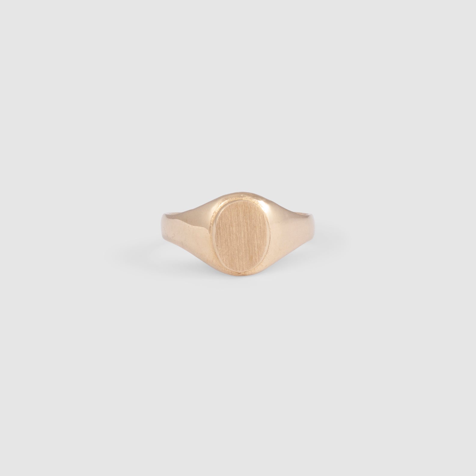 OVAL BABY SIGNET RING – Cuchara Jewelry