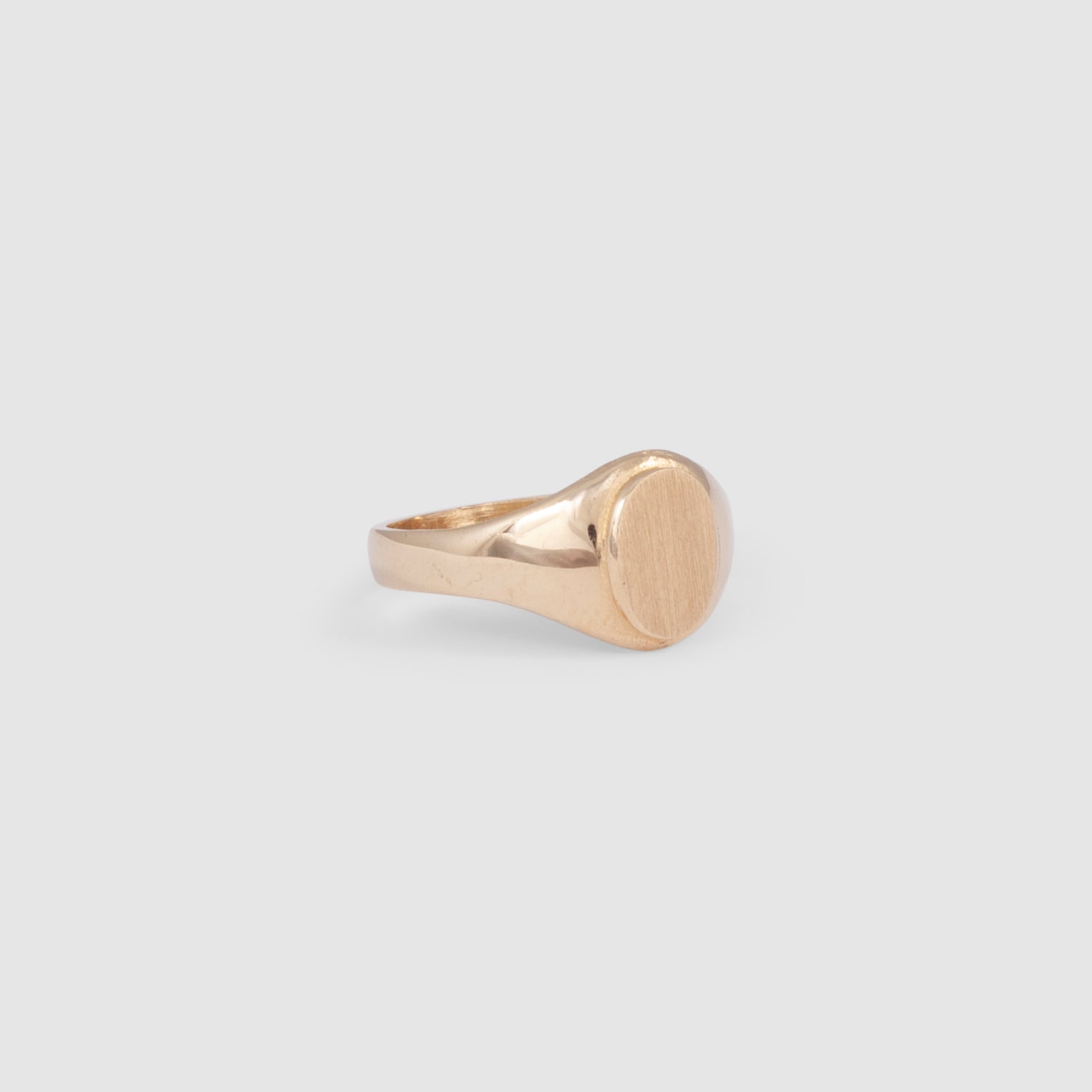 OVAL BABY SIGNET RING – Cuchara Jewelry