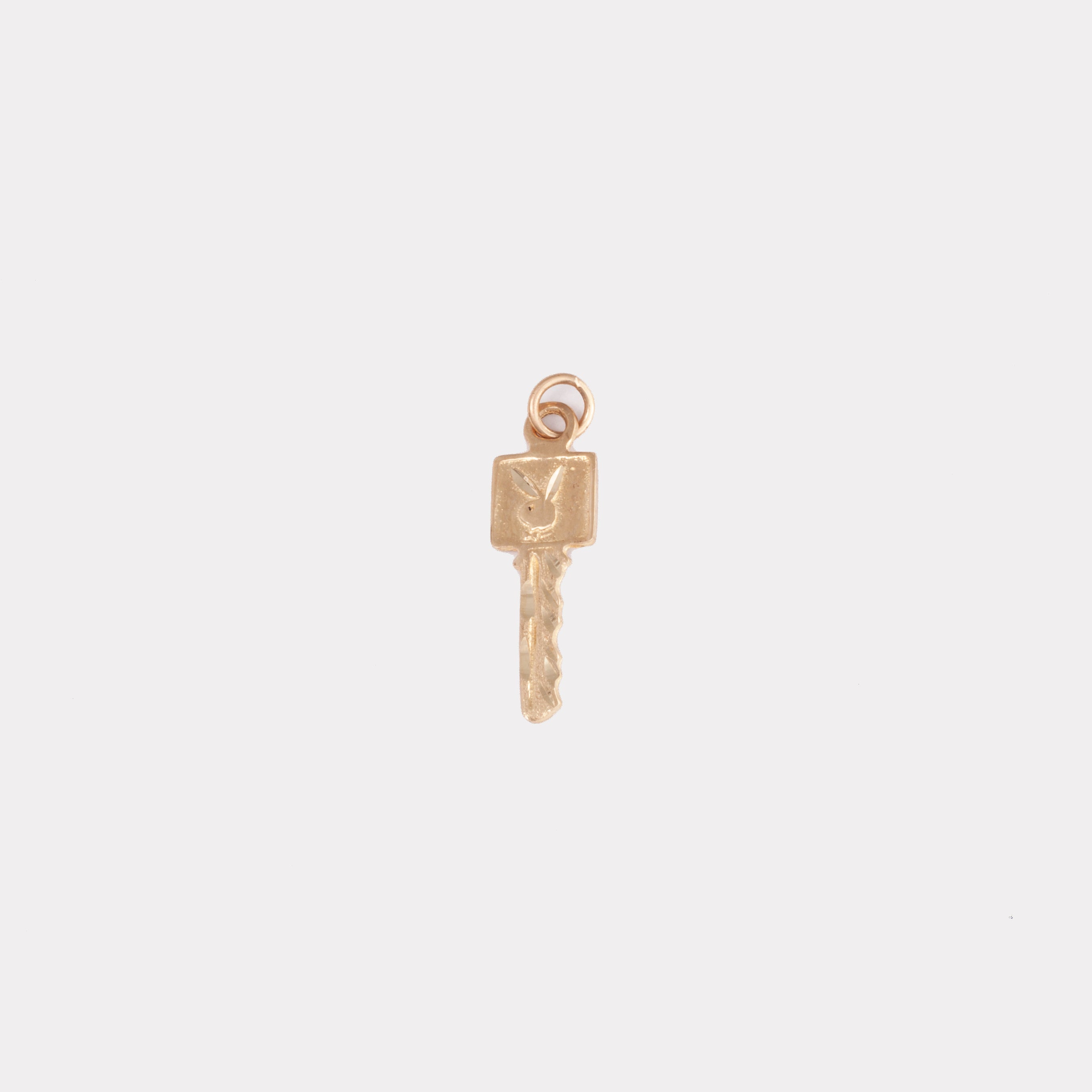 10k gold PLAYBOY KEY PENDANT