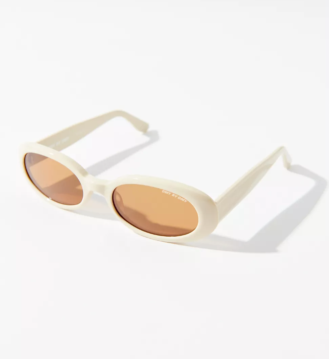 DMY by DMY Valentina sunglasses oval frames in Ivory