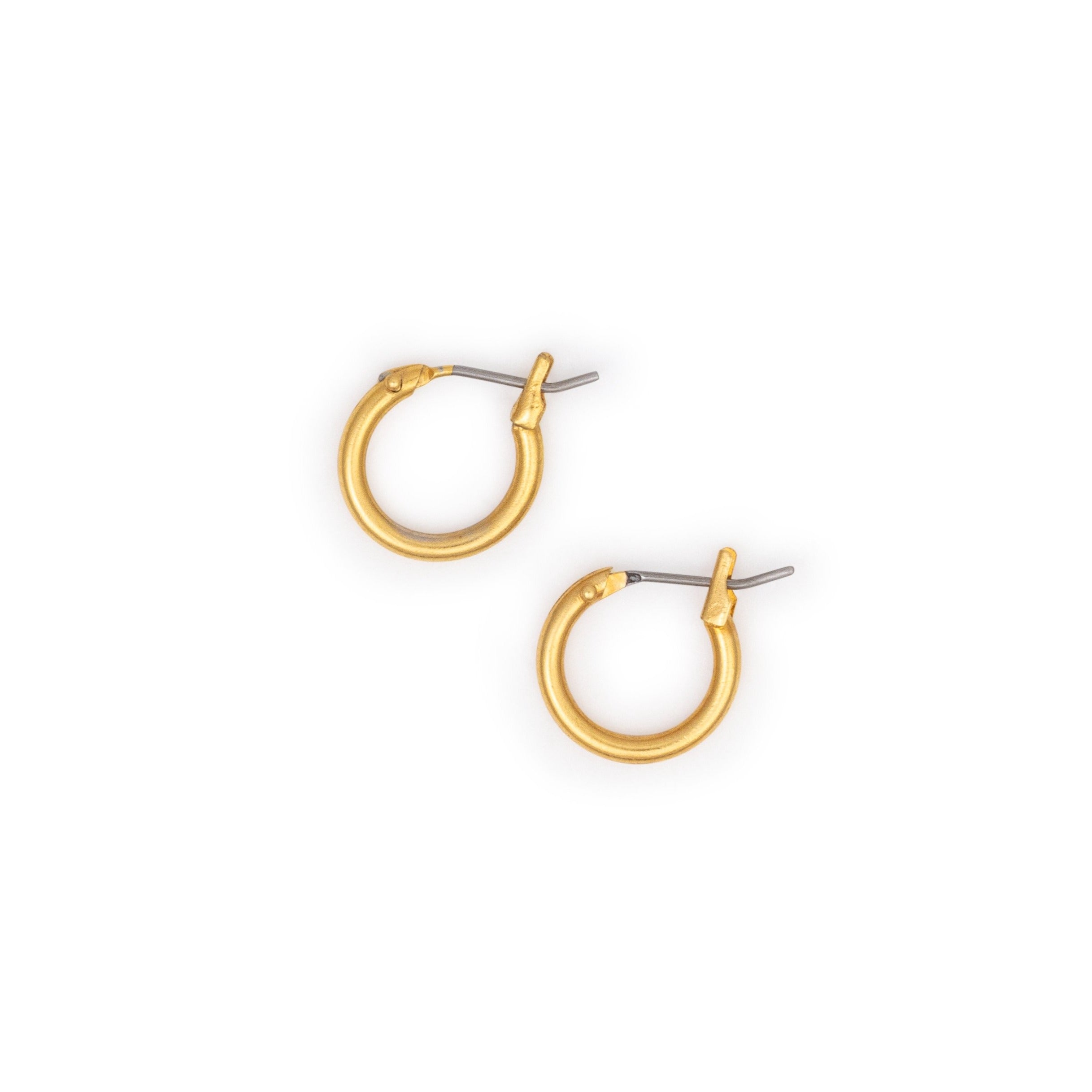 small gold hoops
